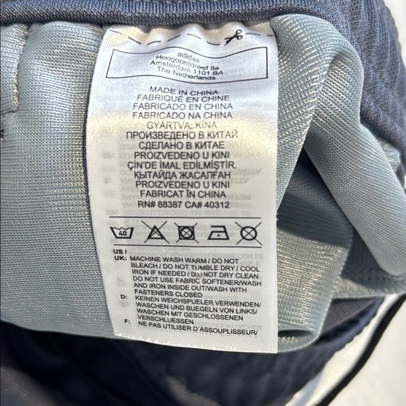 Adidas Training Color-Block 3-Stripes Pants Legend Size Large - Picture 5 of 9